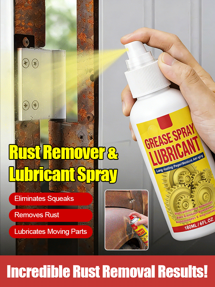 🍁 Spray lubrificante e removedor de ferrugem, adequado para diversas aplicações, incluindo componentes automóveis.