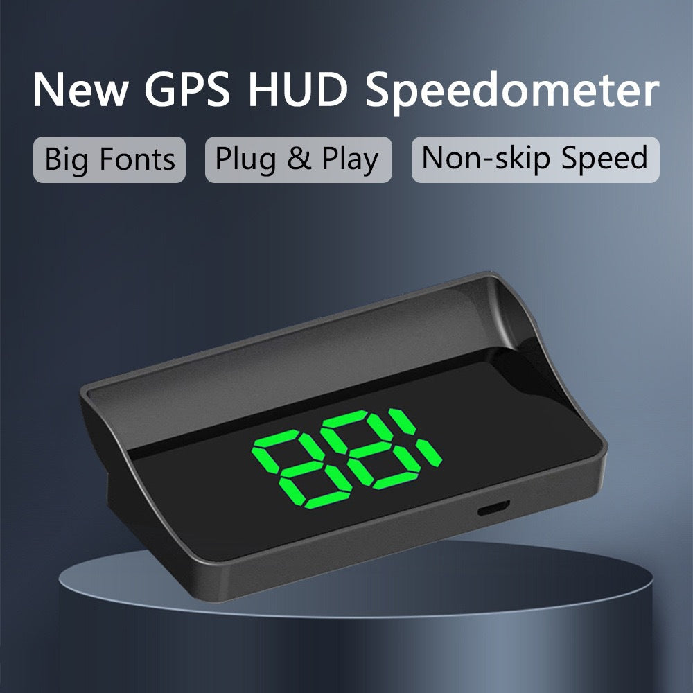 【GPS suíço de nível militar “Evita punições”】Novo velocímetro GPS com visor HUD e indicador de velocidade