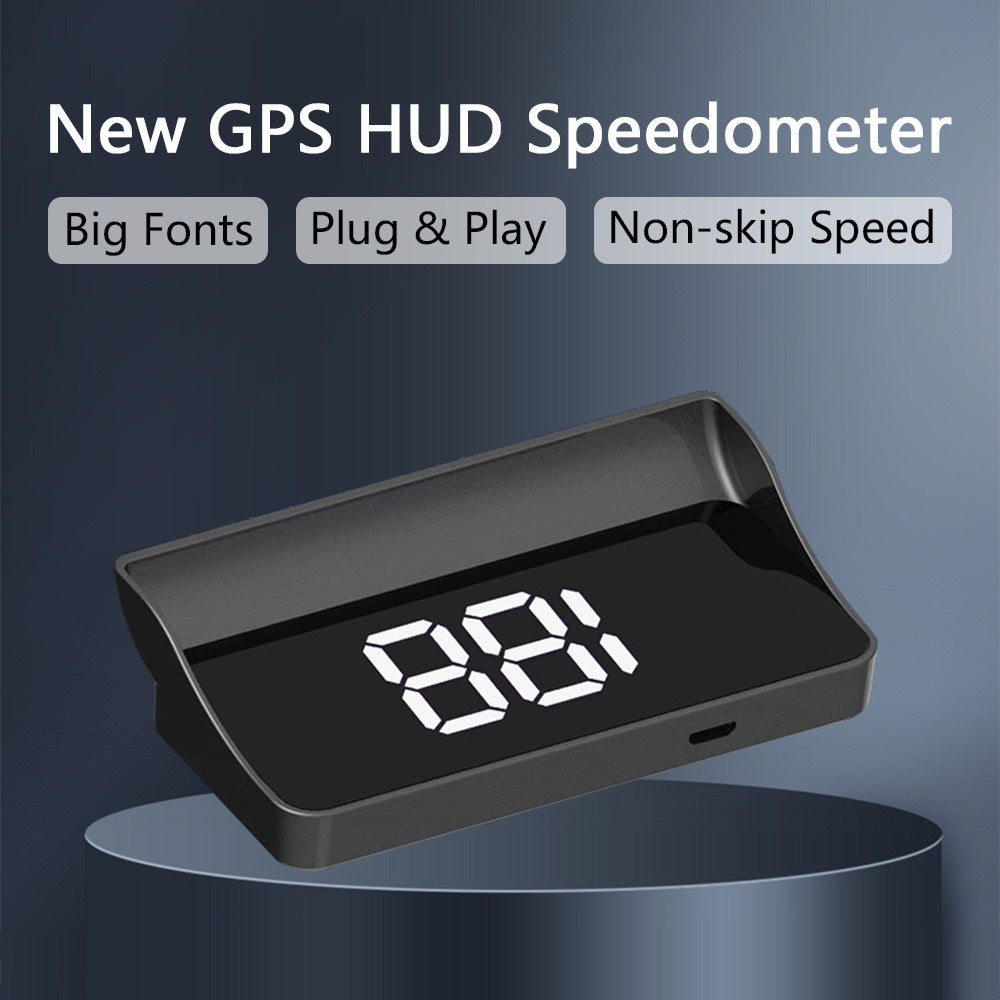 【GPS suíço de nível militar “Evita punições”】Novo velocímetro GPS com visor HUD e indicador de velocidade