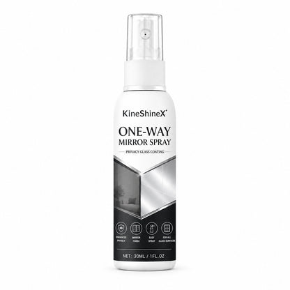Spray de privacidade unidirecional para janelas! Antiembaciamento, antipoeira e reduz o brilho. Adequado para todos os tipos de vidro.