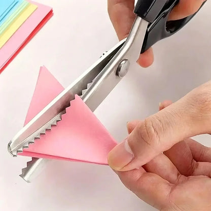 🔥2 Unidades ✂️ Tesouras de Picar Profissionais – Tesouras de Tecido Afiadas e Dentadas