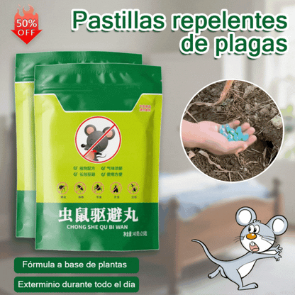 【Preço super baixo - 🔥 Últimos três dias】 Comprimidos poderosos anti-ratos e anti-insetos com flores de cristal de gelo.