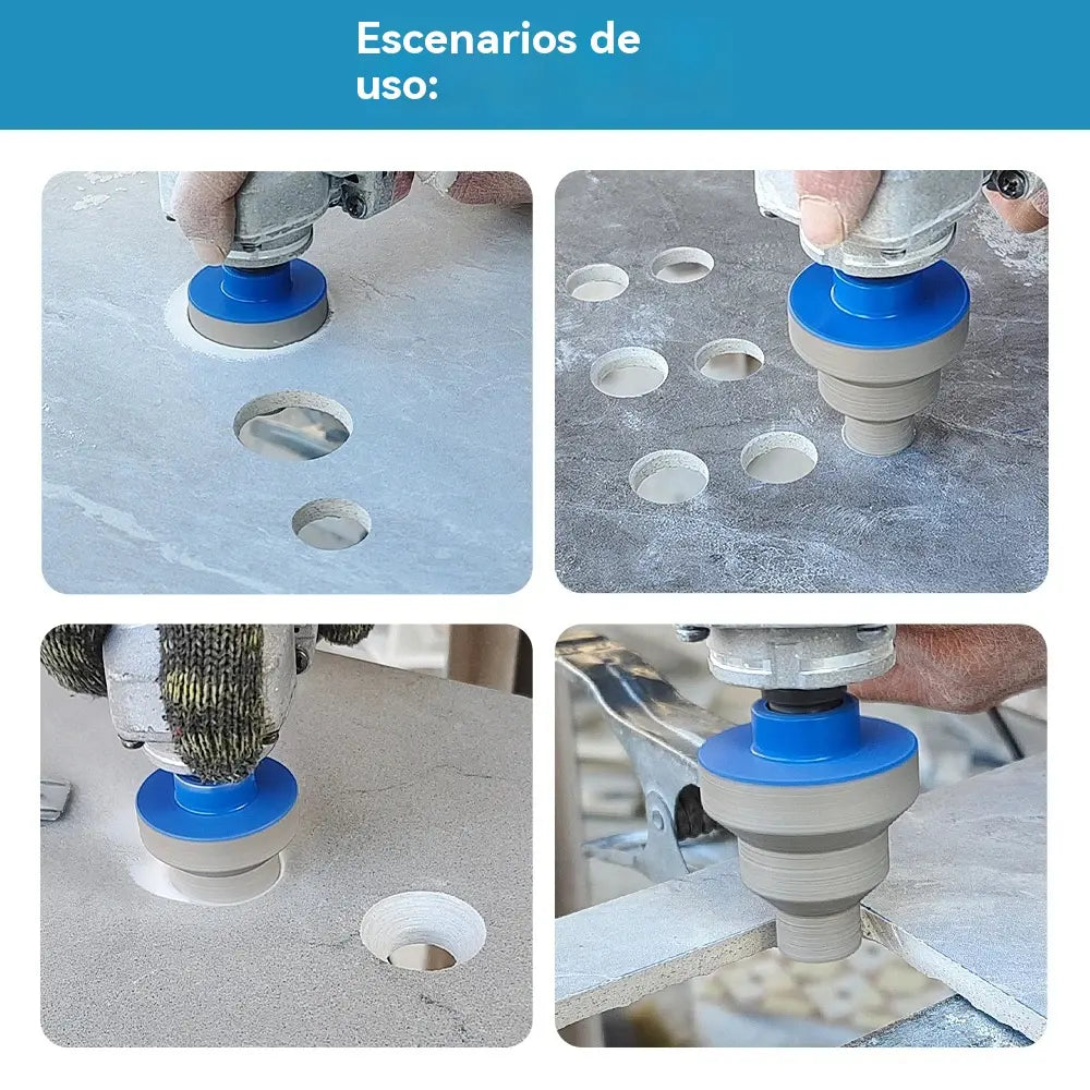 🔥⚒️Alargador de furos estilo pagode, ✅Furação/alargamento/chanframento✅Design escalonado, broca multifuncional