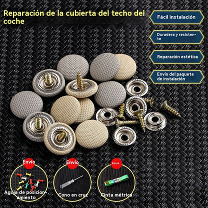🔥【30 peças】Fivelas para remoção da lona do tejadilho do automóvel (inclui kit de ferramentas de instalação)
