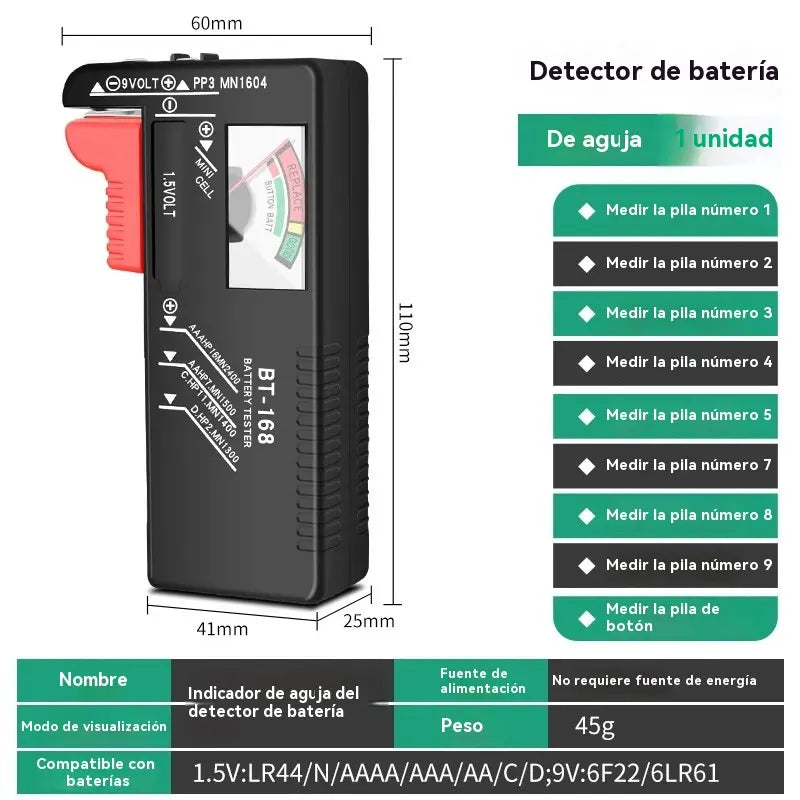 🔋Testador de energia da bateria