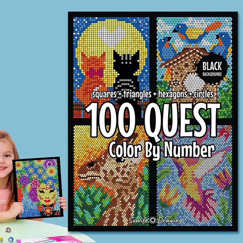 🎄🎨Livro de Colorir Quest 100 - Números
