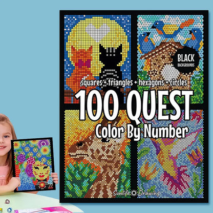 🎄🎨Livro de Colorir Quest 100 - Números