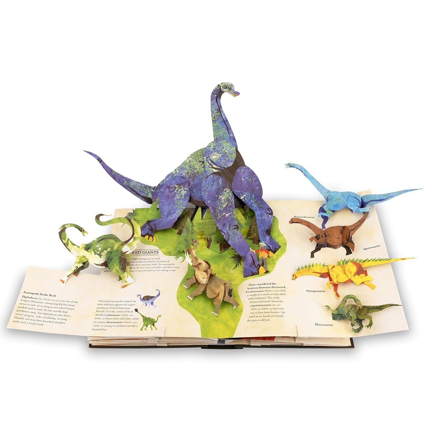 📕 Enciclopédia 3D dos Dinossauros Pré-históricos - Livro Pop-Up