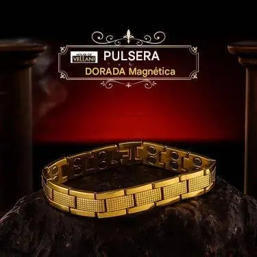 🔥🔥Pulseira magnética dourada