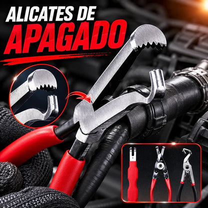 【Conjunto de 3 peças】Alicates multifunções para reparação automóvel [Alicate agrafador + Alavanca + Alicate para terminais de bateria]
