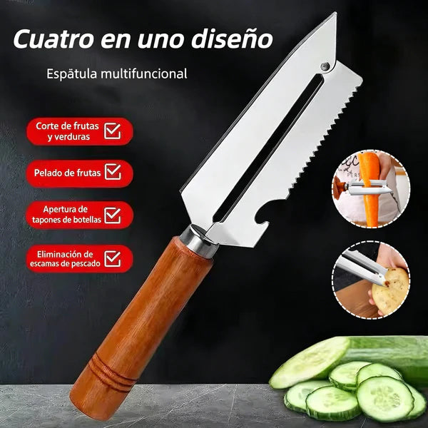 🥕 Compre 1, leve 1 grátis! ✨ Descascador de cozinha multifuncional: Fabricado em aço inoxidável com pega ergonómica, ideal para frutas, legumes e carne 🔪