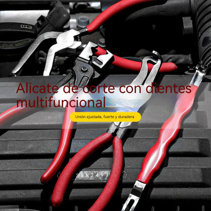 【Conjunto de 3 peças】Alicates multifunções para reparação automóvel [Alicate agrafador + Alavanca + Alicate para terminais de bateria]