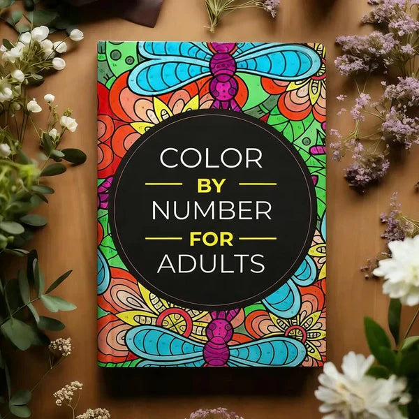 🎨 Colorir e Relaxar: Livro de Colorir por Números para Adultos | Alivia o Stress e a Ansiedade ✨