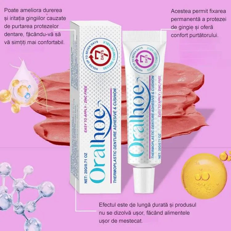 🦷🦷【Conjunto de 2 peças】Autocolante termoplástico de grau alimentar para próteses dentárias, proporcionando maior conforto.
