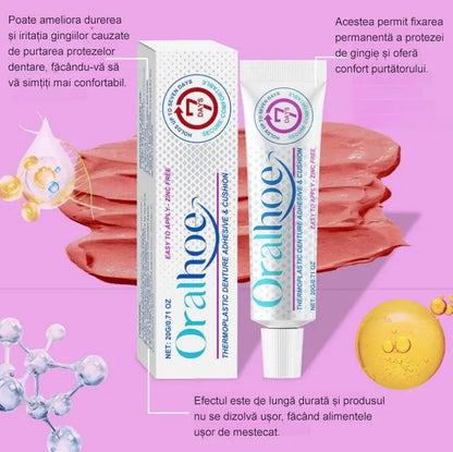 🦷🦷【Conjunto de 2 peças】Autocolante termoplástico de grau alimentar para próteses dentárias, proporcionando maior conforto.