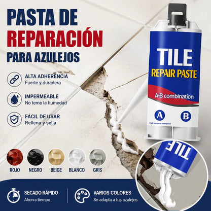 Compre um e leve outro grátis! Reparador de fissuras em azulejos; Reparador de esmalte para azulejos - dois frascos da mesma cor.