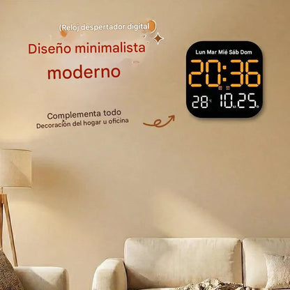 🕰️🛏️ Relógio digital adequado para casa e escritório, com regulação de brilho/temperatura.