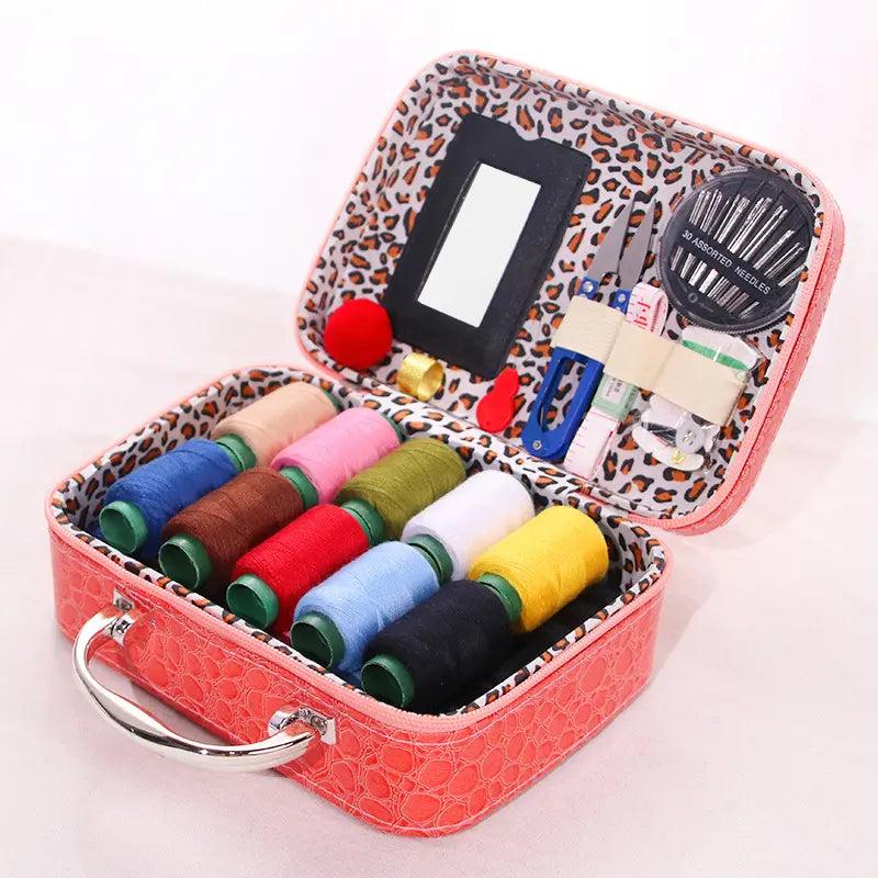 🔥🎁🧵Conjunto portátil multifuncional de agulha e linha
