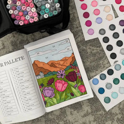 🎨 Colorir e Relaxar: Livro de Colorir por Números para Adultos | Alivia o Stress e a Ansiedade ✨