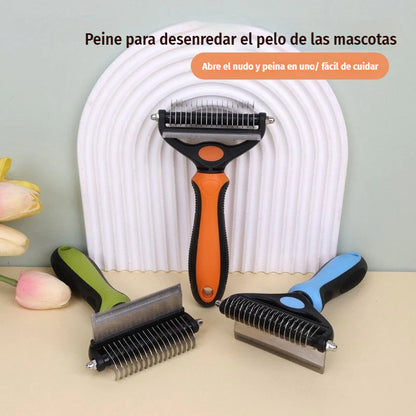 🐶2 itens🐱Ferramenta profissional para desembaraçar cães e gatos✨