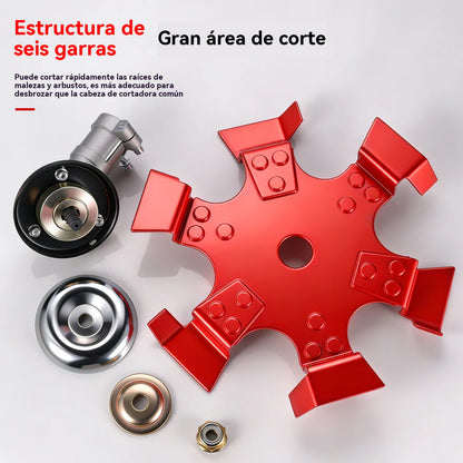 💥Rodas de aço manganês de alta dureza para escavação de valas e corte de relva [modificação de corta-relva]