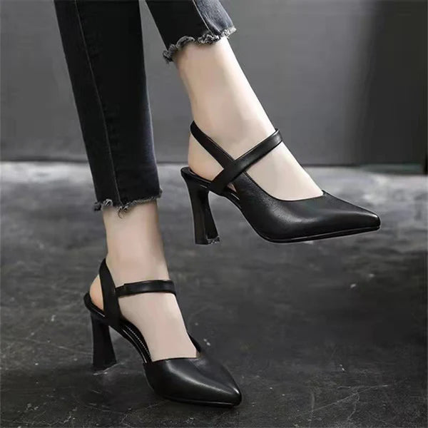 🔥【Tamanhos 35-42】👠Novos sapatos de salto alto multifuncionais e confortáveis (aumento de altura de 7 cm)