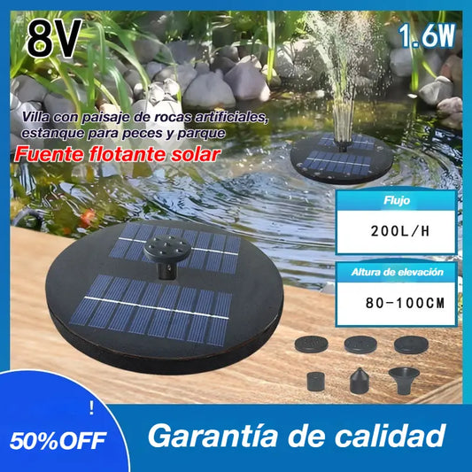 💥Fonte de água alimentada a energia solar