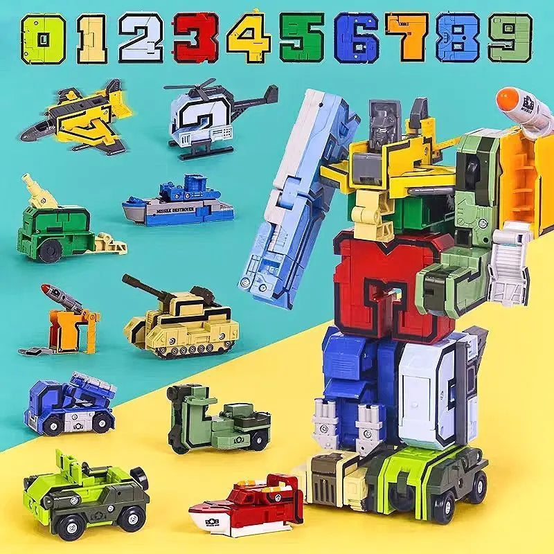 🔥🤖【Mais Vendido】🧒Robô Digital Transformável de Brinquedo para Crianças