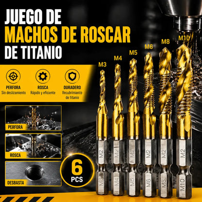 🔥【Compre 6 e leve 6 grátis (12 peças)】🧰🔩 Conjunto de brocas multiusos