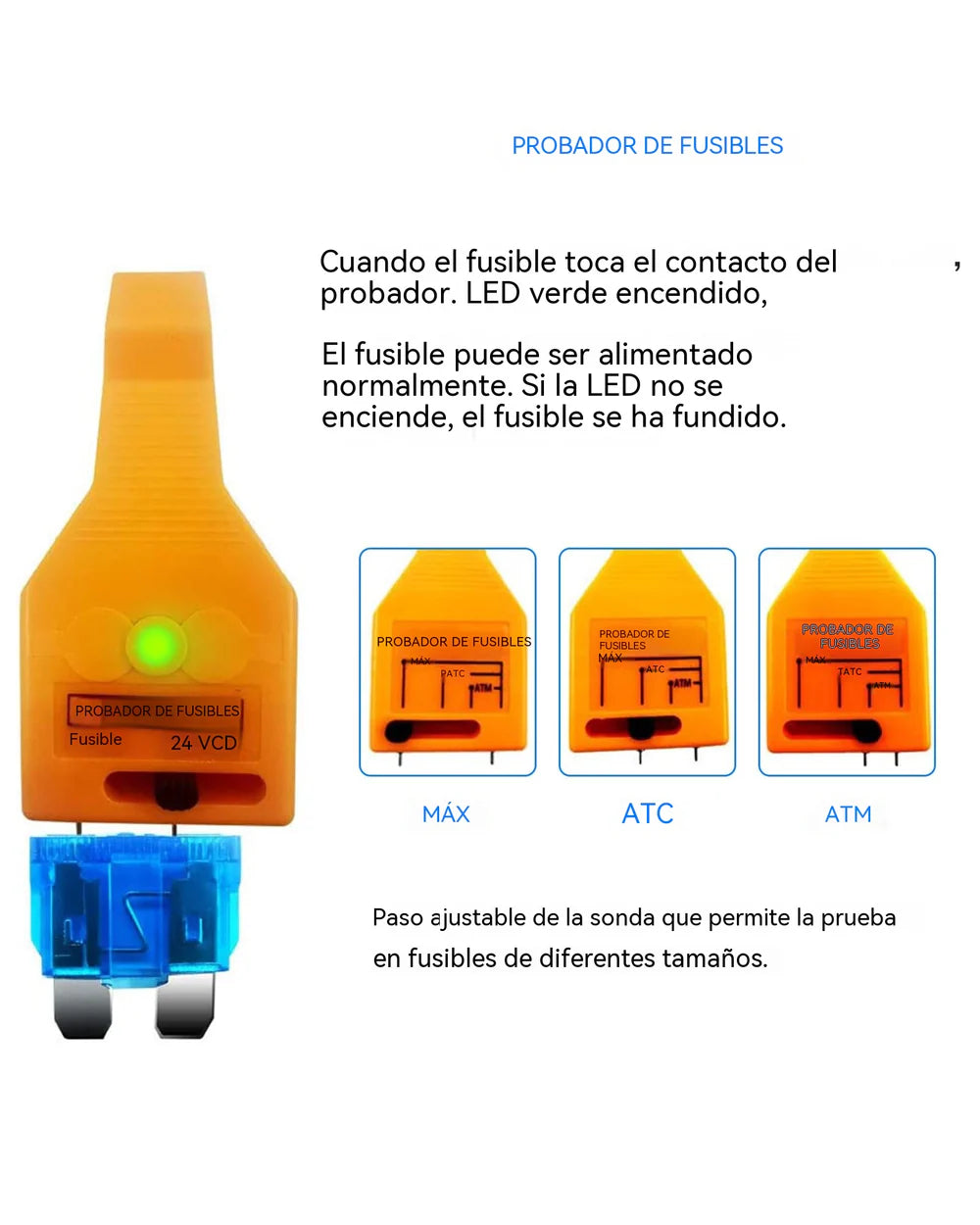 🚗⚡ Ferramenta 2 em 1 para Teste e Remoção de Fusíveis – Rápida, Prática e Universal 🔧