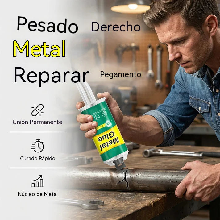 【Conjunto de 3 peças】 🔥🛠️Cola de reparação de metal AB de alta resistência