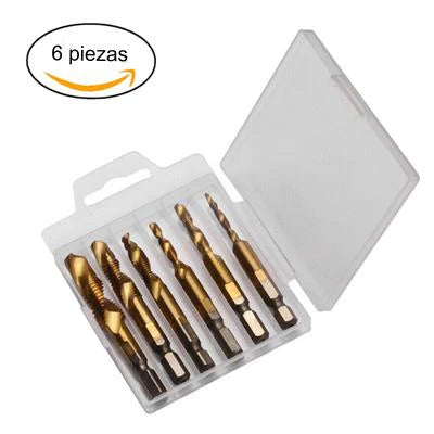 🔥【Compre 6 e leve 6 grátis (12 peças)】🧰🔩 Conjunto de brocas multiusos