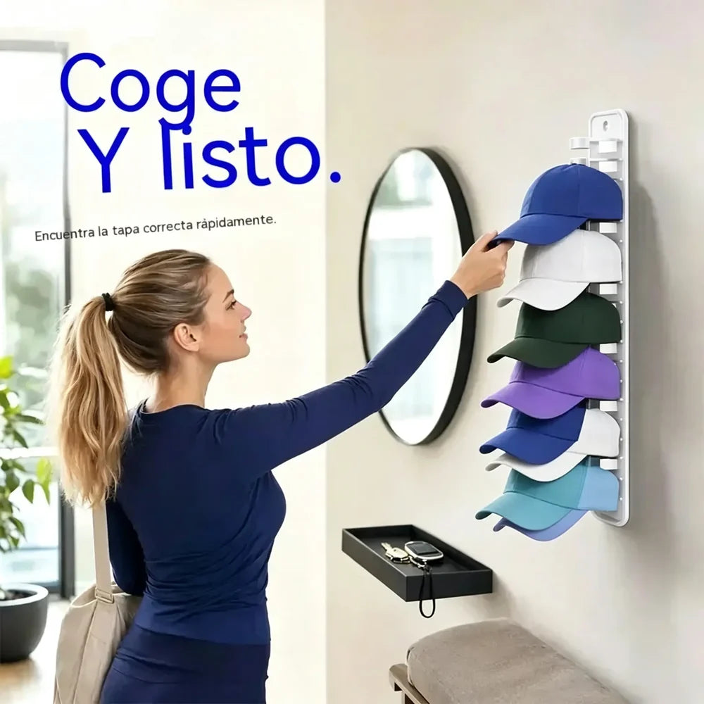 【2 peças】Organizador de chapéus que poupa espaço