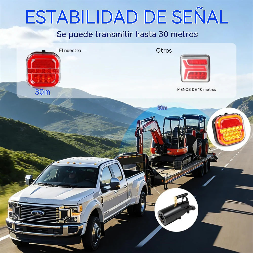 🚦【Universal 12V/24V】🚦 Luzes LED para Reboque de Automóveis