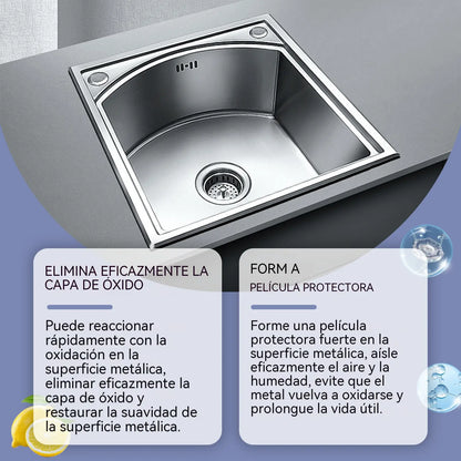 🔥Removedor de ferrugem de metal de alta concentração, removedor de ferrugem e limpador doméstico