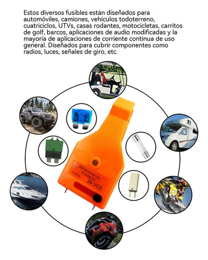 🚗⚡ Ferramenta 2 em 1 para Teste e Remoção de Fusíveis – Rápida, Prática e Universal 🔧