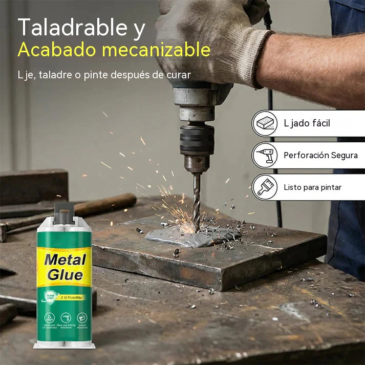【Conjunto de 3 peças】 🔥🛠️Cola de reparação de metal AB de alta resistência