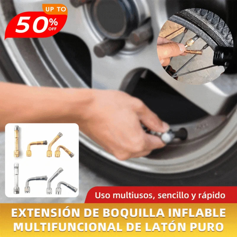 🔥2 conjuntos: 45°+90°+135°🔥Extensão de Bocal Insuflável Multifunções em Latão Puro