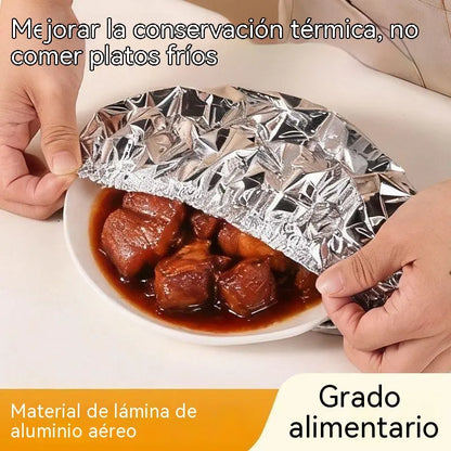 🔥🔥【50/100 unidades】🍎🔥 Tampa térmica de alumínio de qualidade alimentar