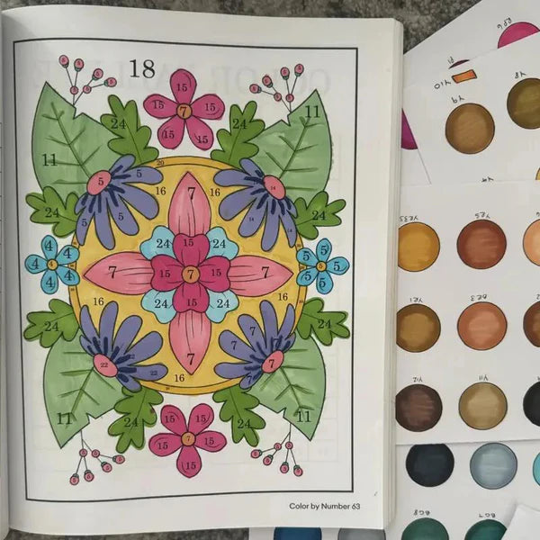 🎨 Colorir e Relaxar: Livro de Colorir por Números para Adultos | Alivia o Stress e a Ansiedade ✨