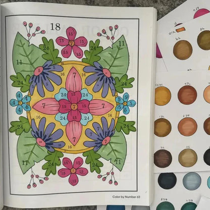 🎨 Colorir e Relaxar: Livro de Colorir por Números para Adultos | Alivia o Stress e a Ansiedade ✨