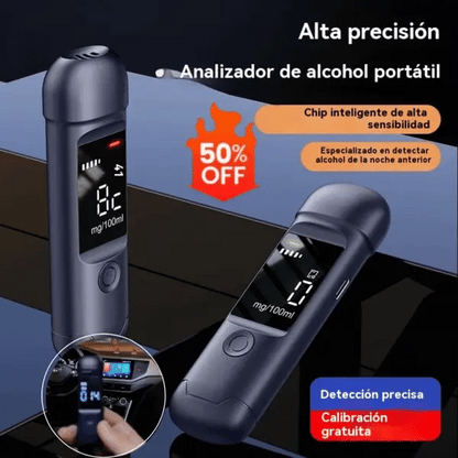 🍷 Medidor de álcool portátil de alta precisão – Meça o seu nível antes de conduzir