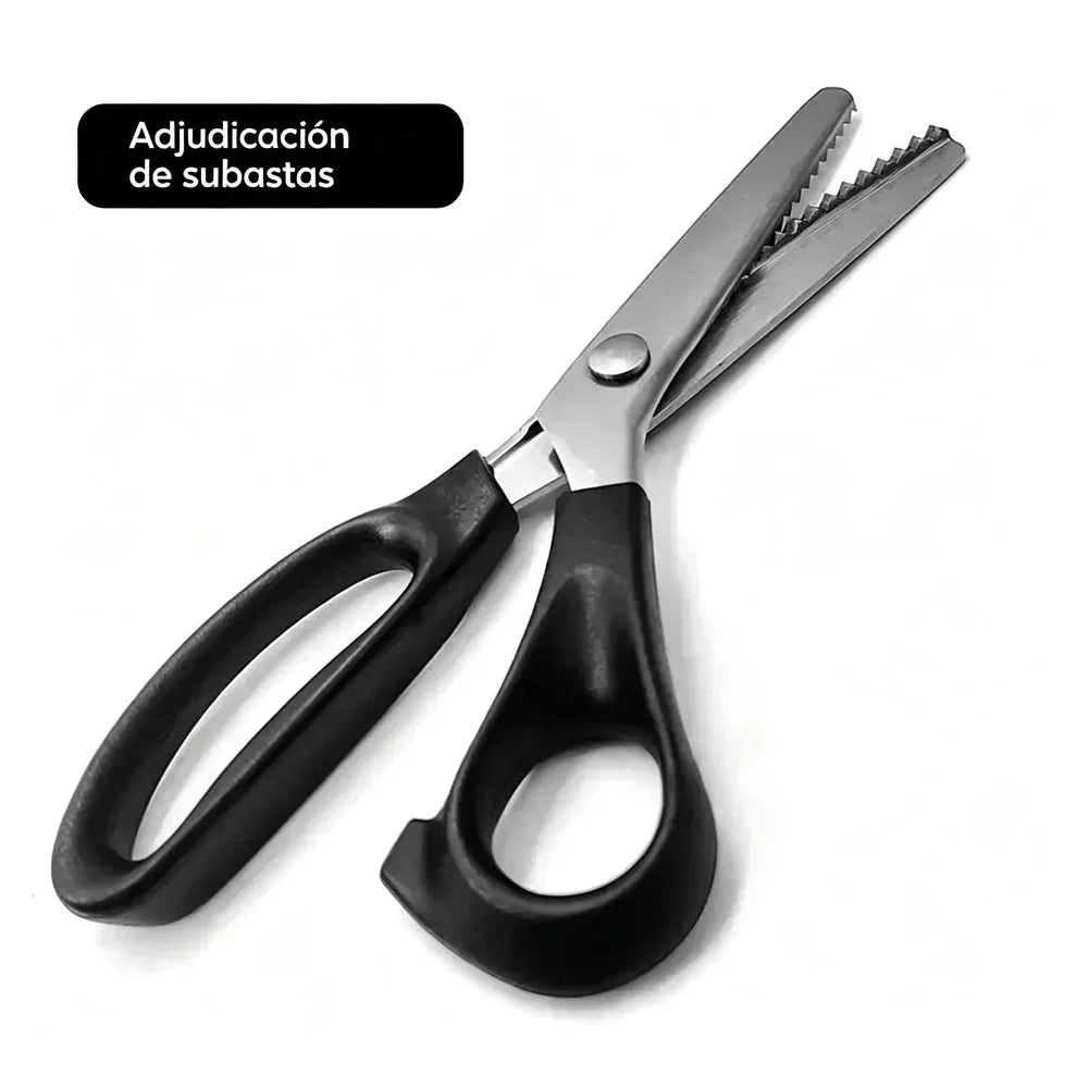 🔥2 Unidades ✂️ Tesouras de Picar Profissionais – Tesouras de Tecido Afiadas e Dentadas