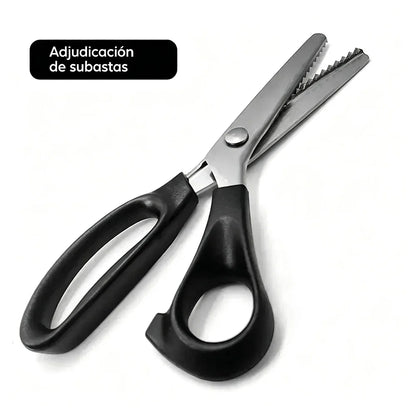 🔥2 Unidades ✂️ Tesouras de Picar Profissionais – Tesouras de Tecido Afiadas e Dentadas