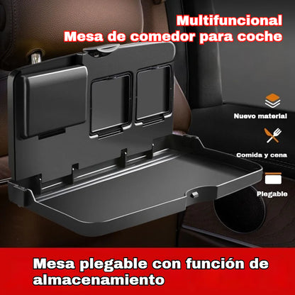 🚗Mesa de jantar pequena para carro, mesa dobrável com função de arrumação.
