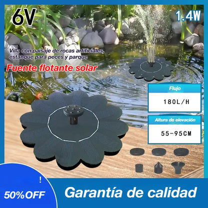 💥Fonte de água alimentada a energia solar