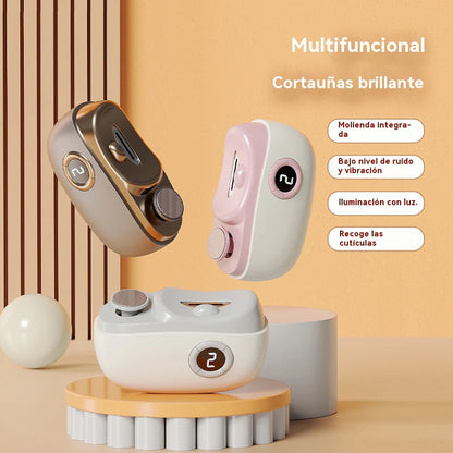 ✂️💅🔥 Lixa de unhas elétrica multifuncional, corta-unhas elétrico com proteção anti-beliscão
