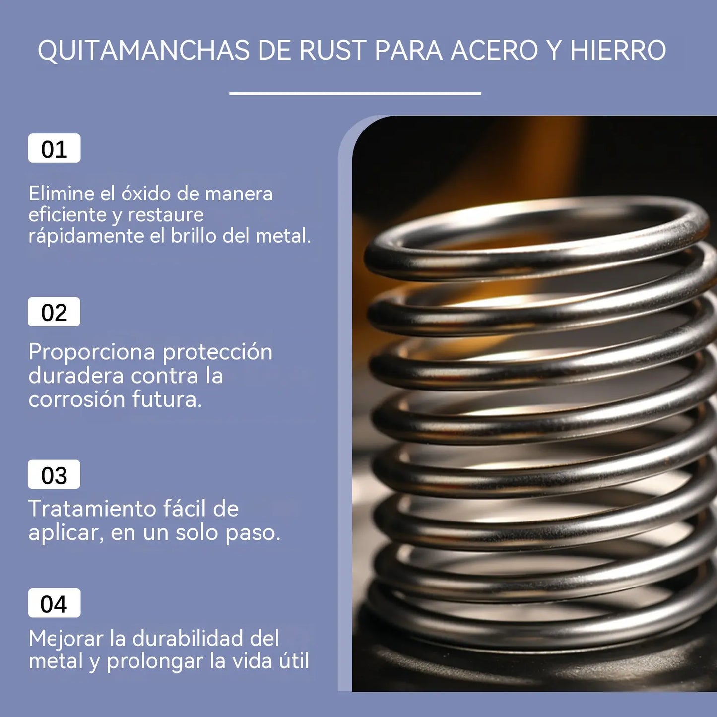 🔥Removedor de ferrugem de metal de alta concentração, removedor de ferrugem e limpador doméstico