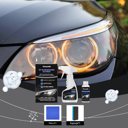 🚗💡Kit de reparação de faróis para automóveis clássicos: restaura a clareza e melhora a visibilidade noturna.
