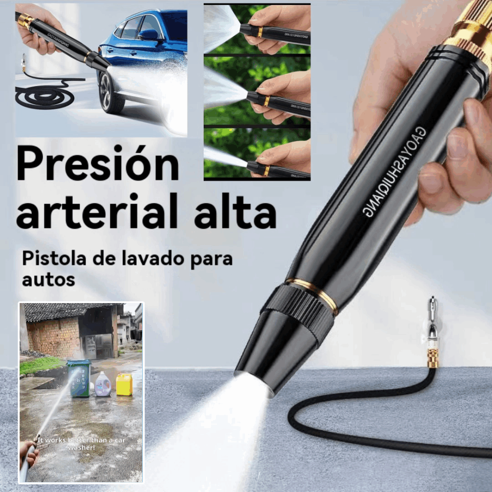 💧🚗🔥Novo bocal de lavagem de alta pressão para automóveis, universal para regar flores, lavar automóveis e limpar pavimentos.